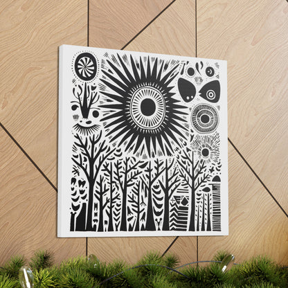 Forest Rays - Canvas Gallery Wrap