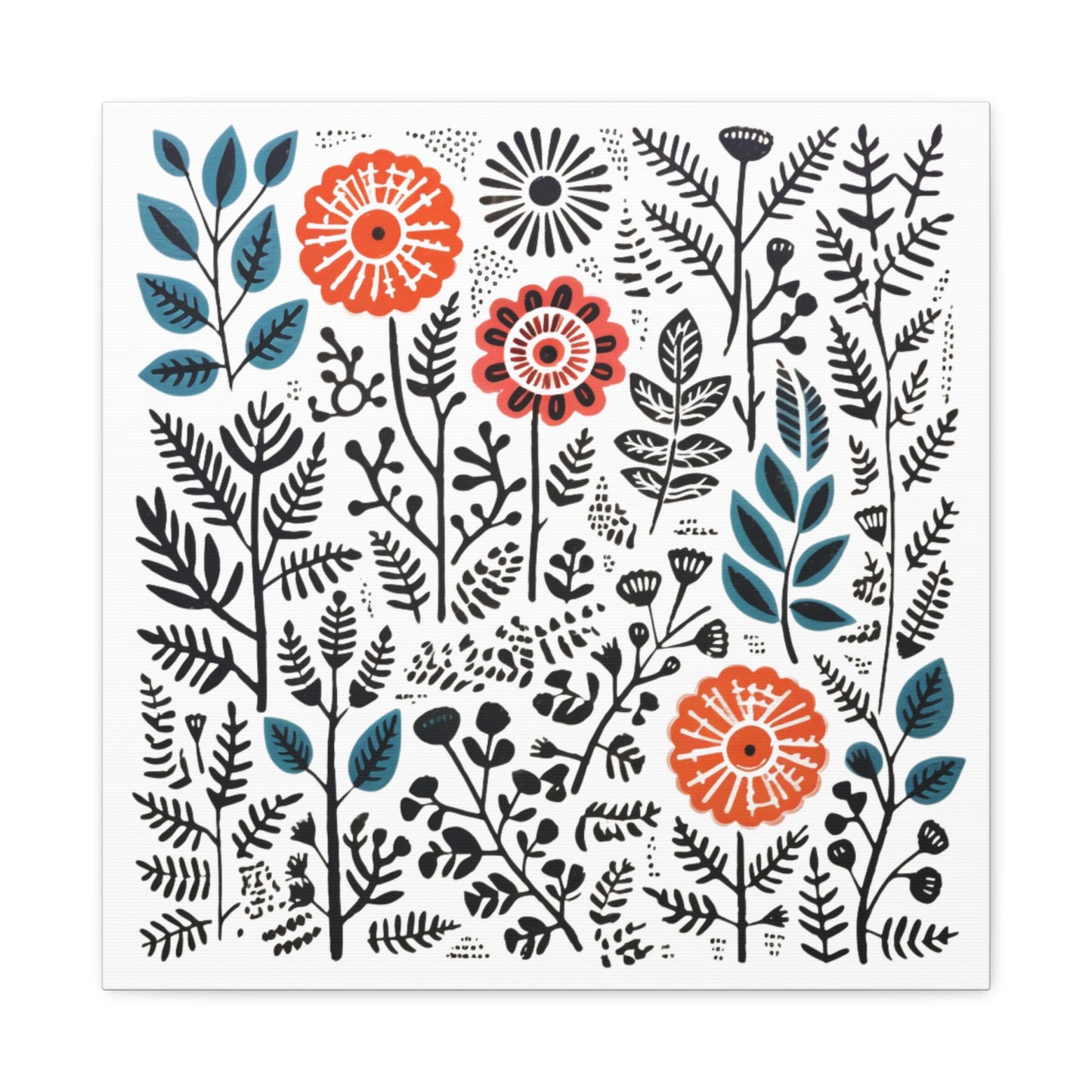 Flower Frenzy - Canvas Gallery Wrap