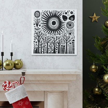 Forest Rays - Canvas Gallery Wrap
