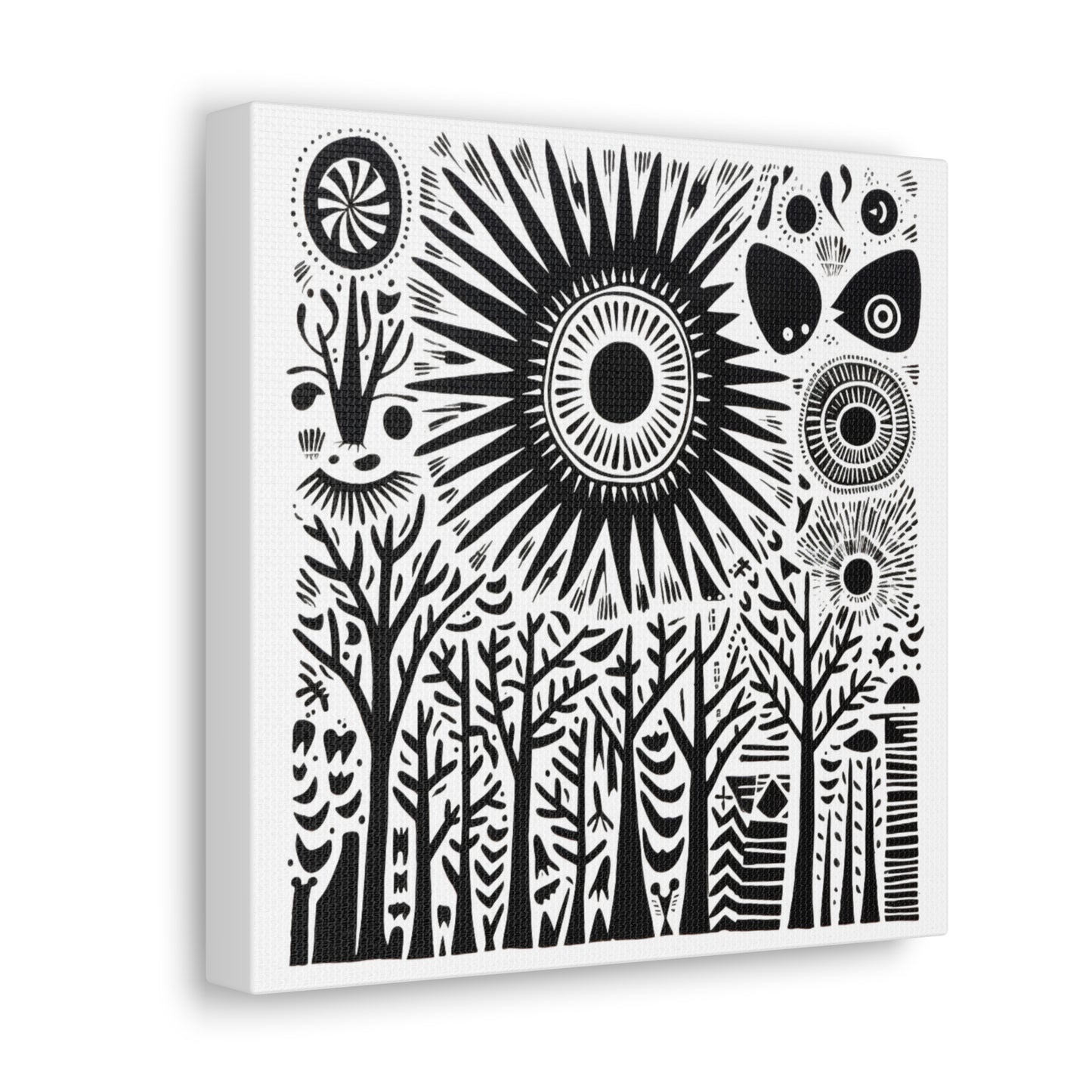 Forest Rays - Canvas Gallery Wrap