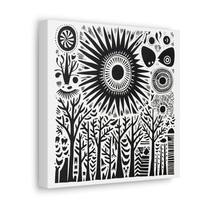 Forest Rays - Canvas Gallery Wrap