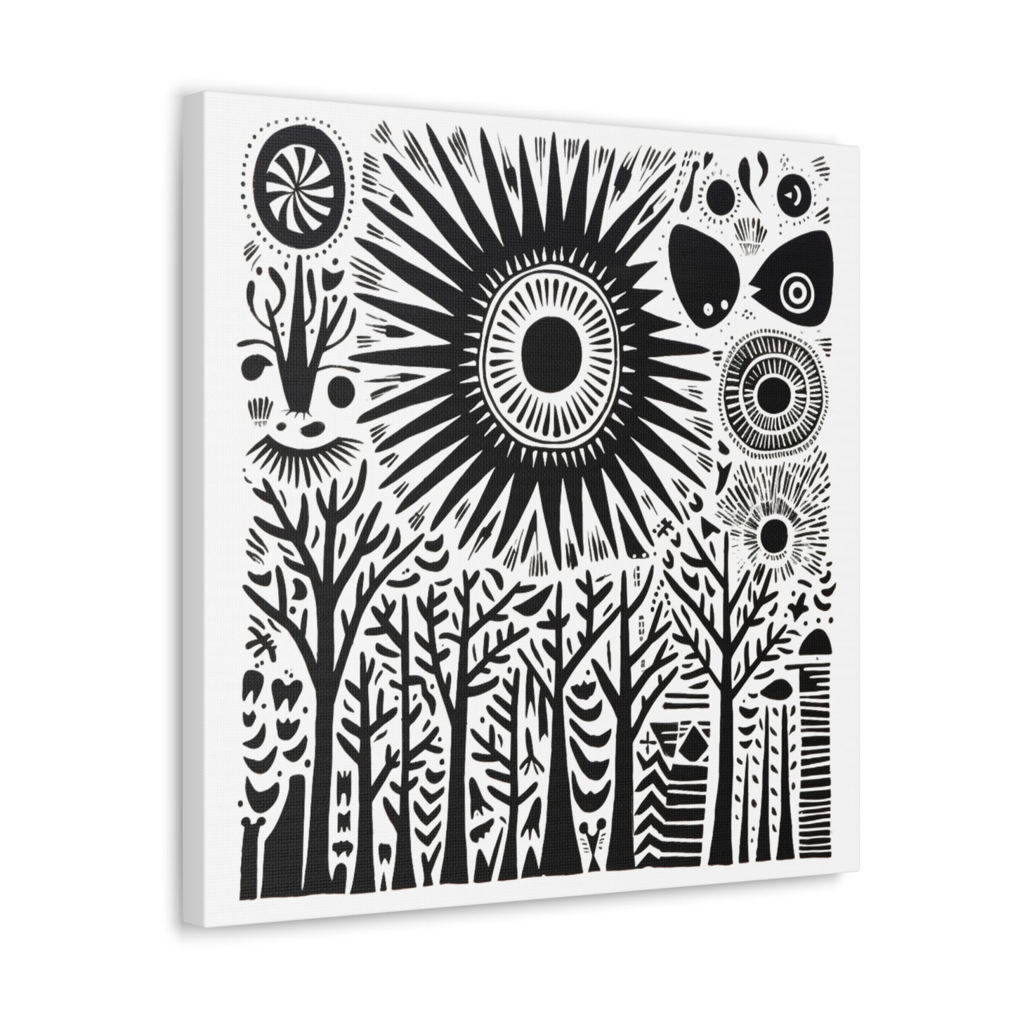Forest Rays - Canvas Gallery Wrap