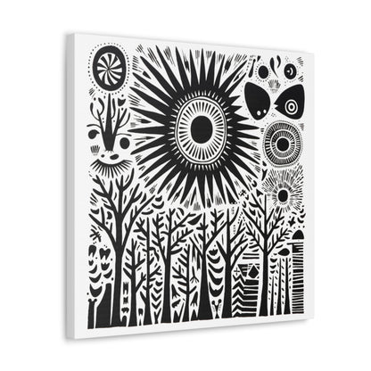 Forest Rays - Canvas Gallery Wrap