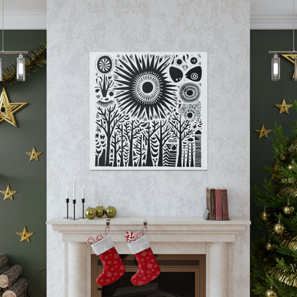 Forest Rays - Canvas Gallery Wrap