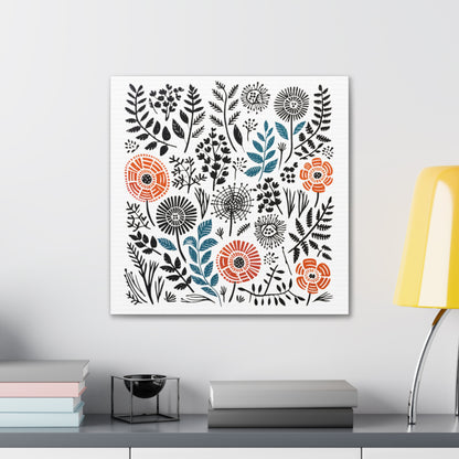 Flower Flow - Canvas Gallery Wrap