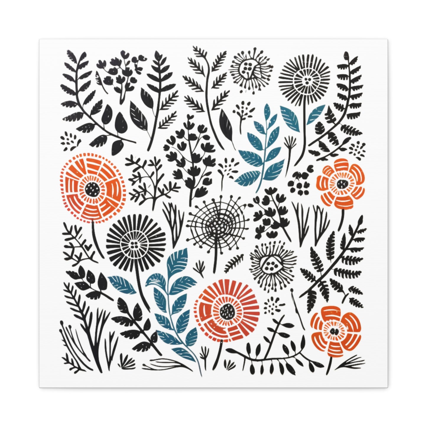 Flower Flow - Canvas Gallery Wrap