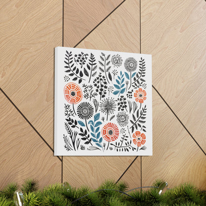 Flower Flow - Canvas Gallery Wrap