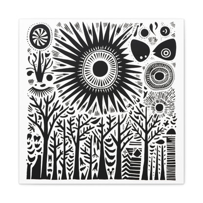 Forest Rays - Canvas Gallery Wrap