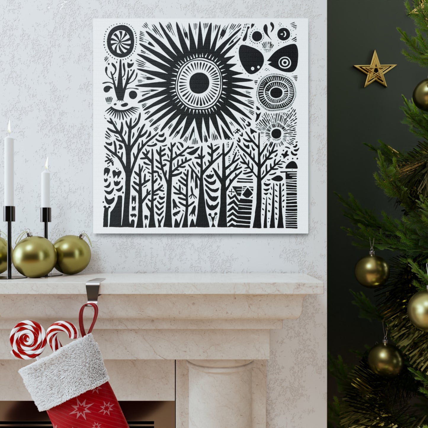 Forest Rays - Canvas Gallery Wrap