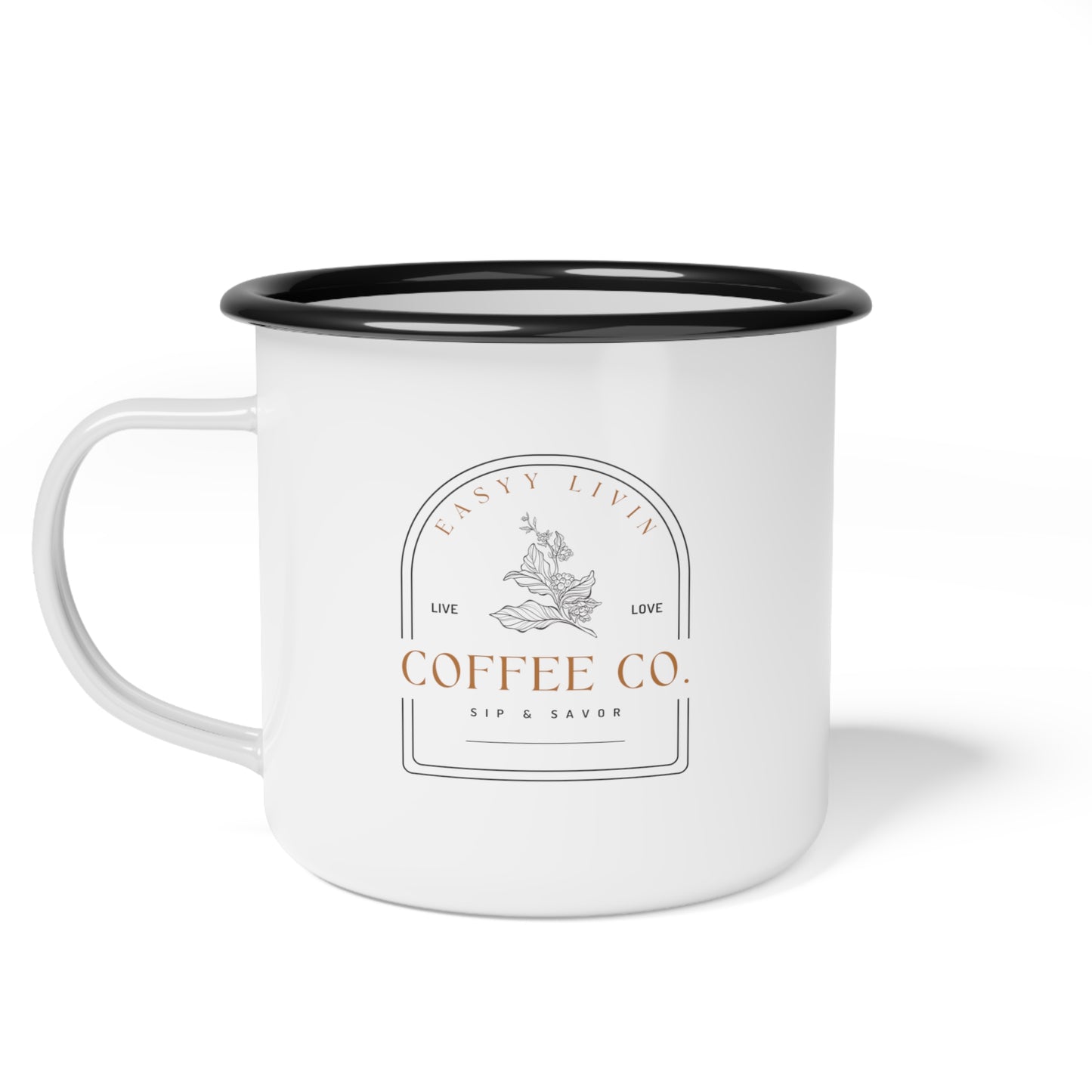 Sip & Savor - Enamel Camp Cup