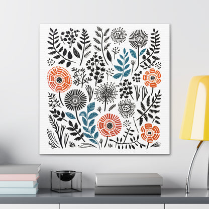 Flower Flow - Canvas Gallery Wrap