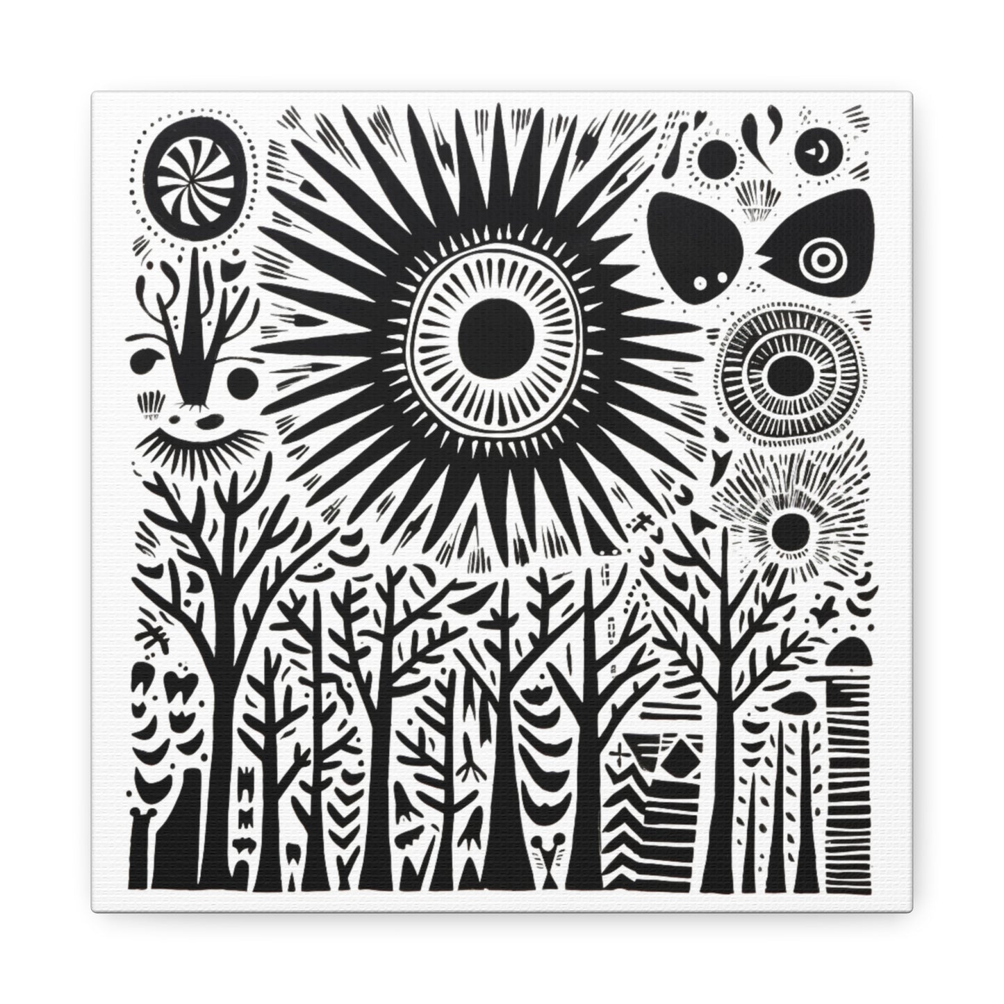 Forest Rays - Canvas Gallery Wrap