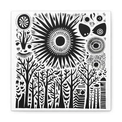 Forest Rays - Canvas Gallery Wrap