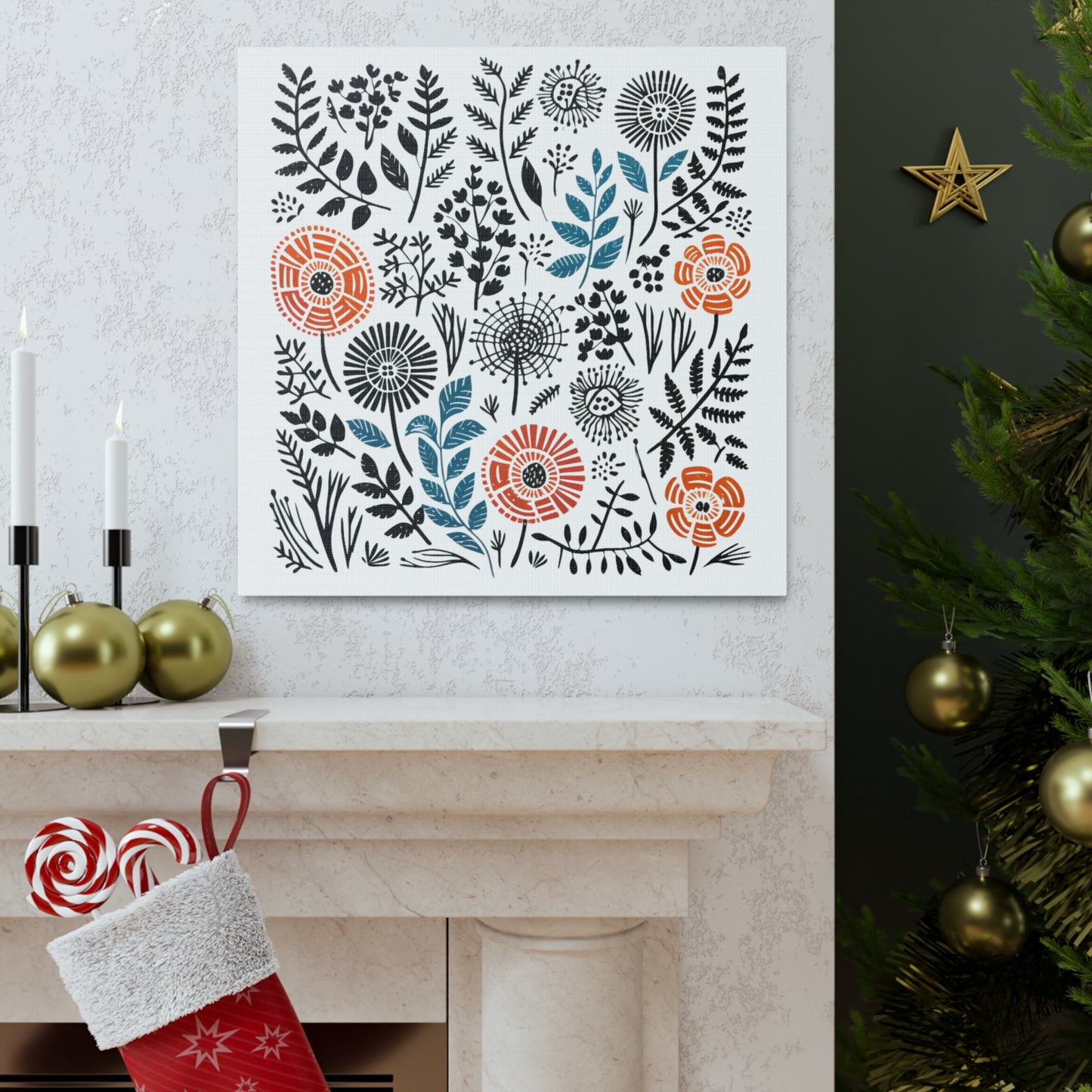 Flower Flow - Canvas Gallery Wrap