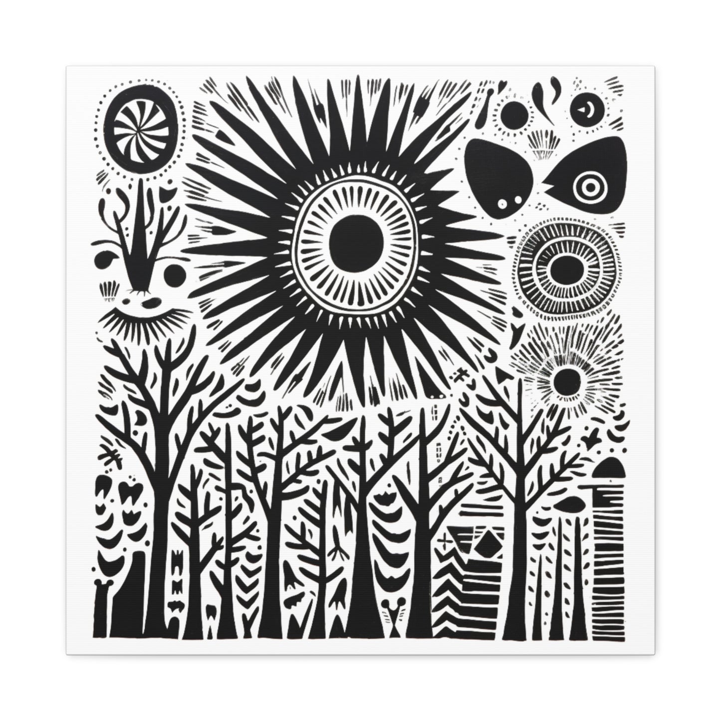 Forest Rays - Canvas Gallery Wrap