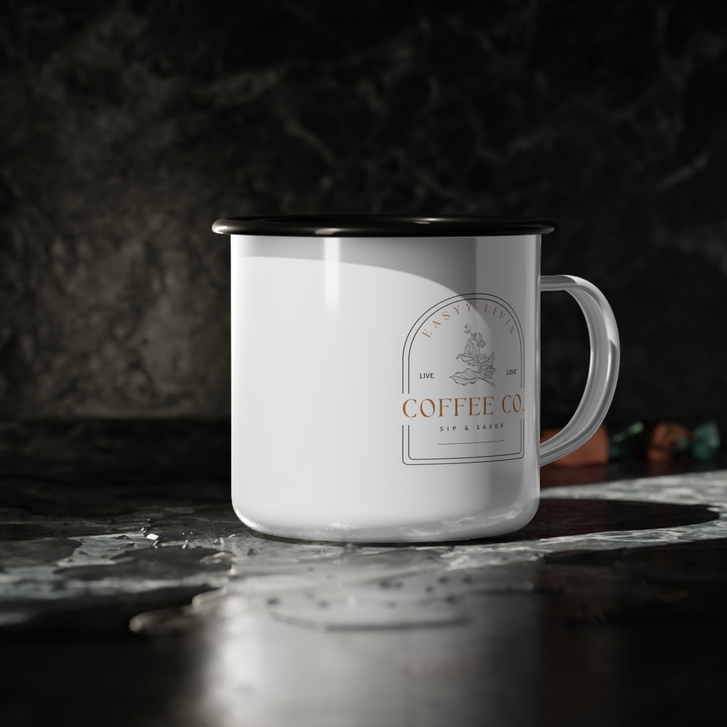 Sip & Savor - Enamel Camp Cup