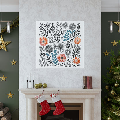 Flower Flow - Canvas Gallery Wrap