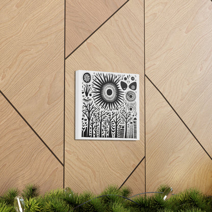 Forest Rays - Canvas Gallery Wrap