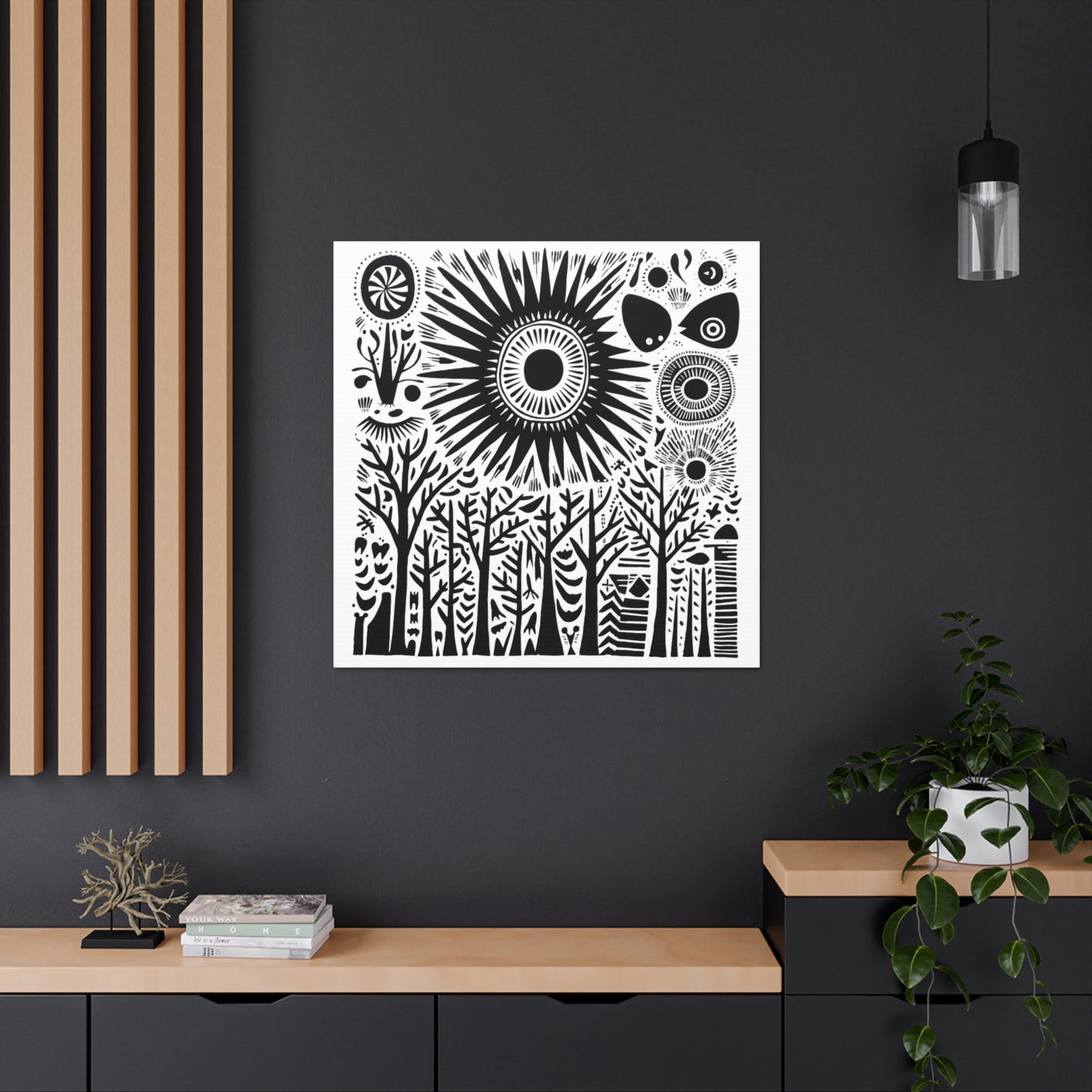 Forest Rays - Canvas Gallery Wrap