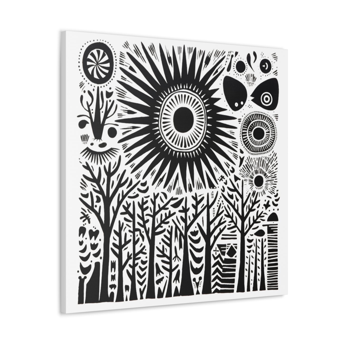 Forest Rays - Canvas Gallery Wrap