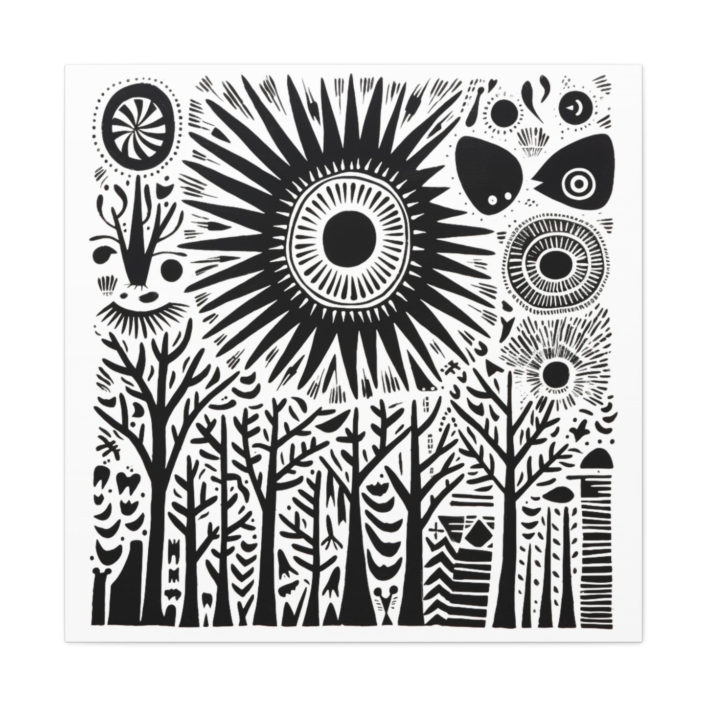 Forest Rays - Canvas Gallery Wrap