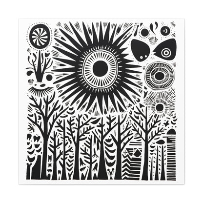 Forest Rays - Canvas Gallery Wrap