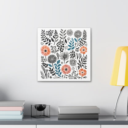 Flower Flow - Canvas Gallery Wrap