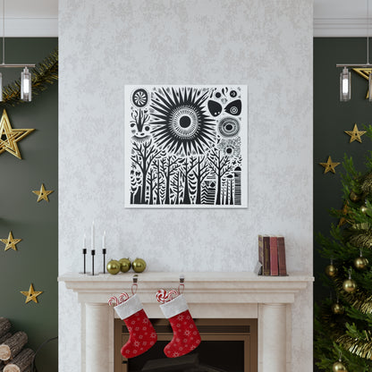 Forest Rays - Canvas Gallery Wrap