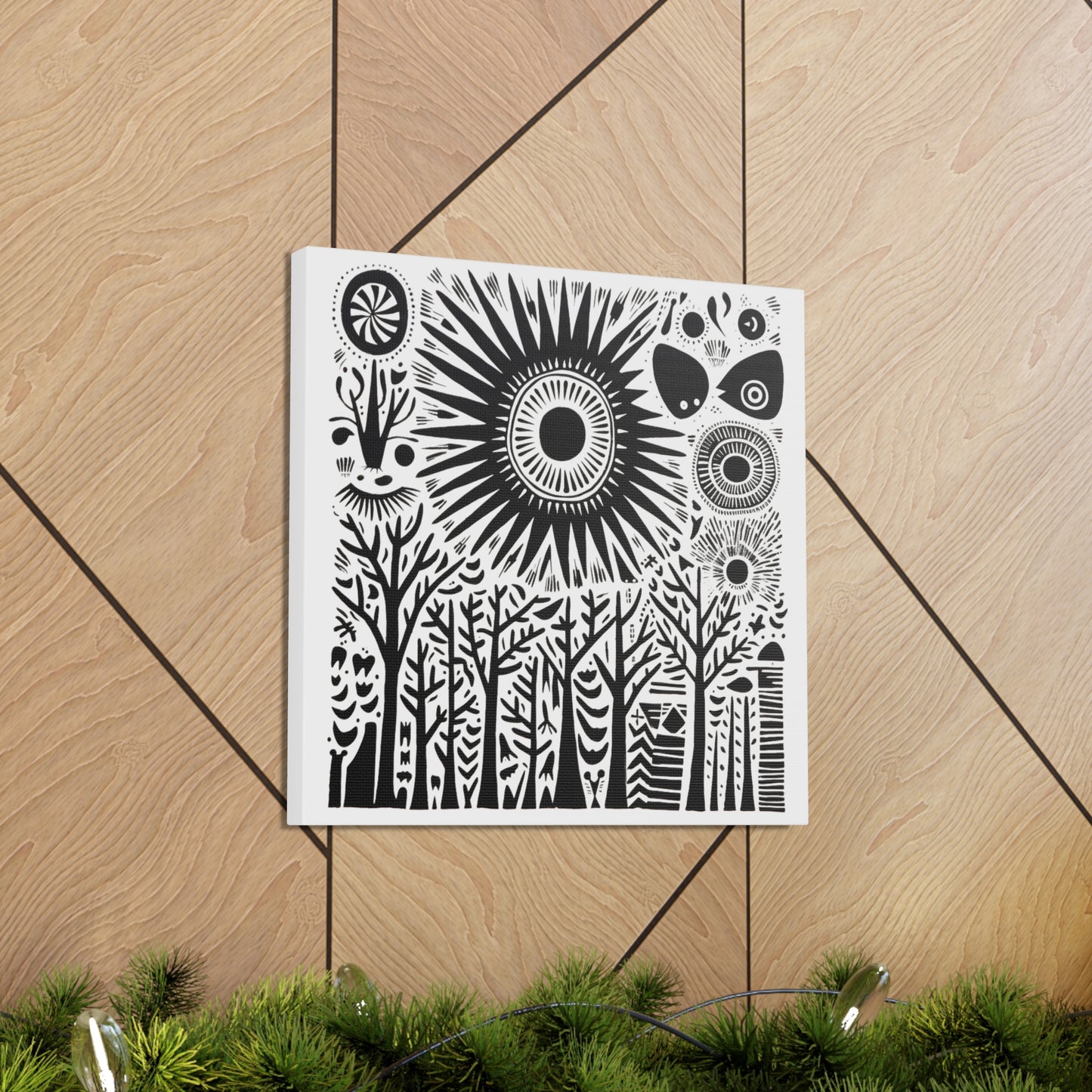 Forest Rays - Canvas Gallery Wrap