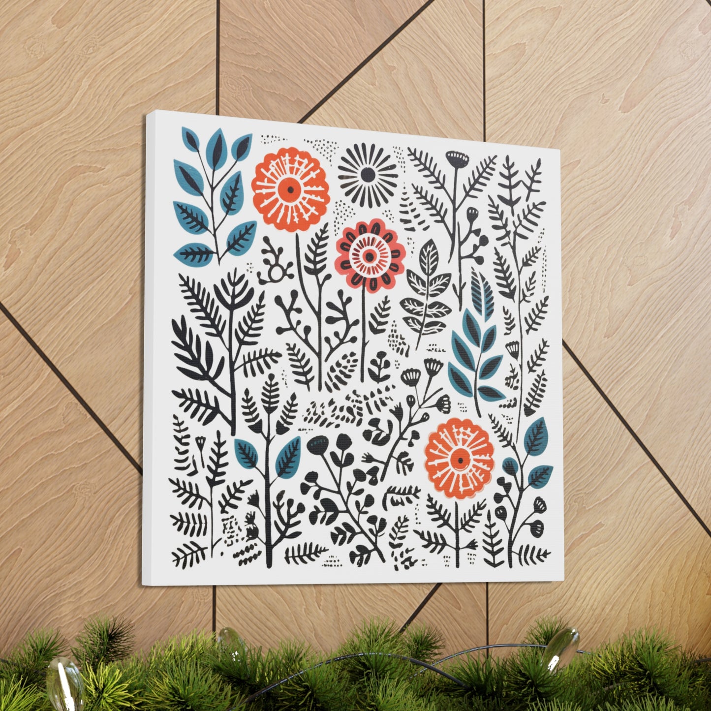 Flower Frenzy - Canvas Gallery Wrap