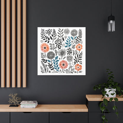 Flower Flow - Canvas Gallery Wrap