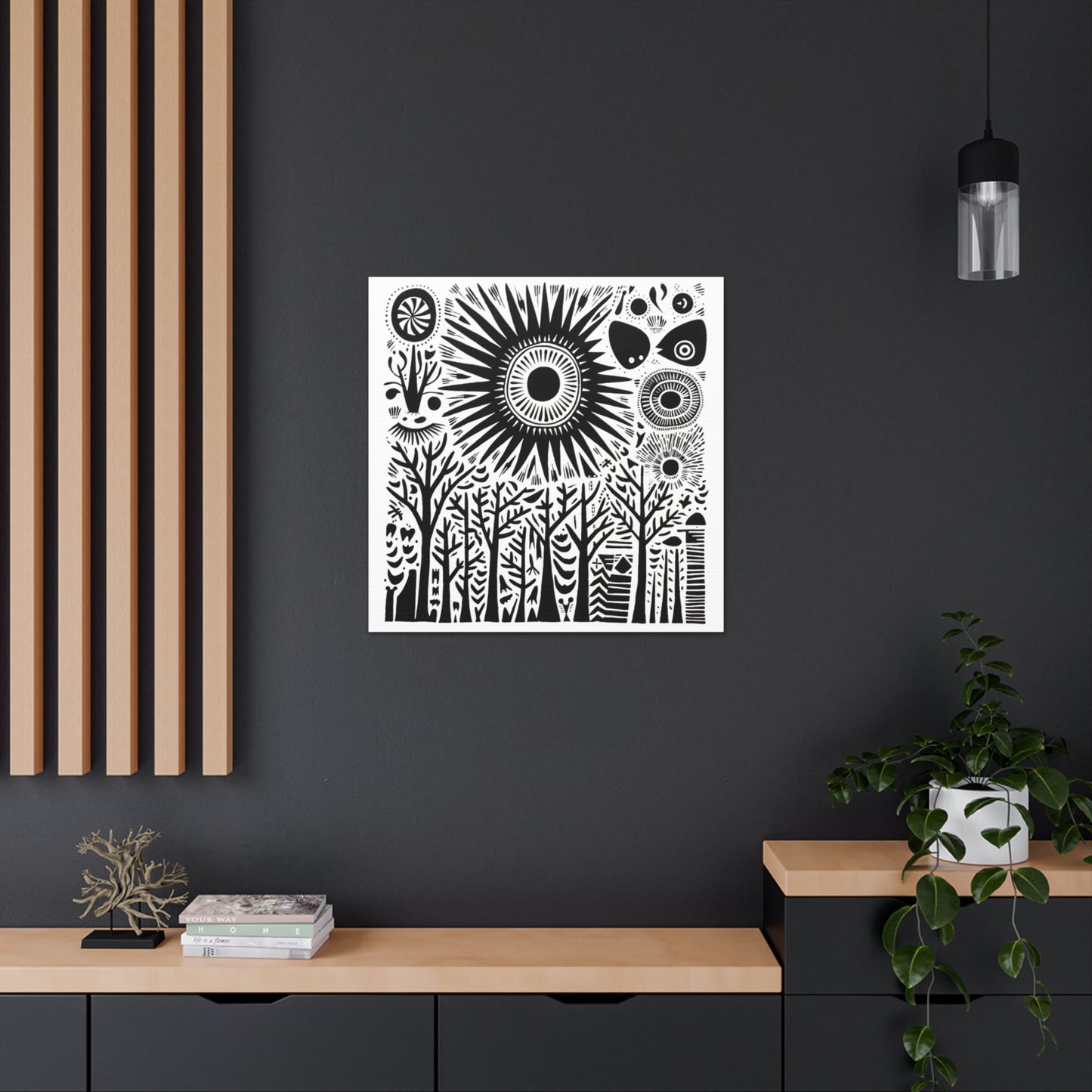 Forest Rays - Canvas Gallery Wrap