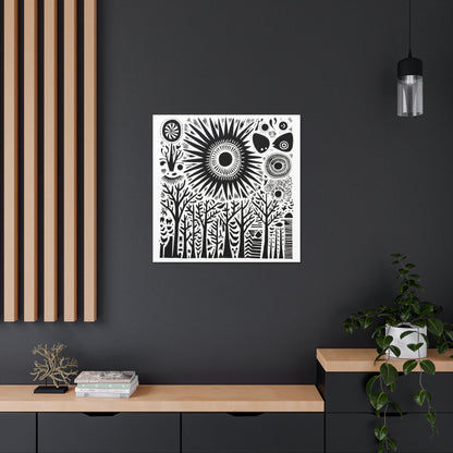 Forest Rays - Canvas Gallery Wrap