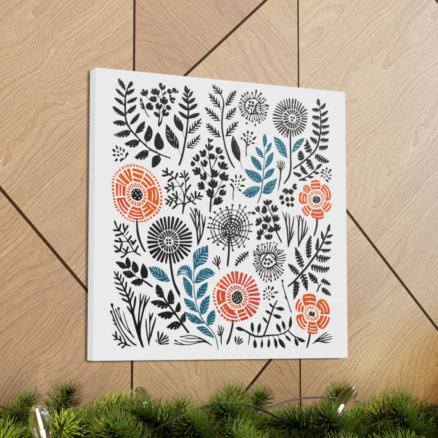 Flower Flow - Canvas Gallery Wrap