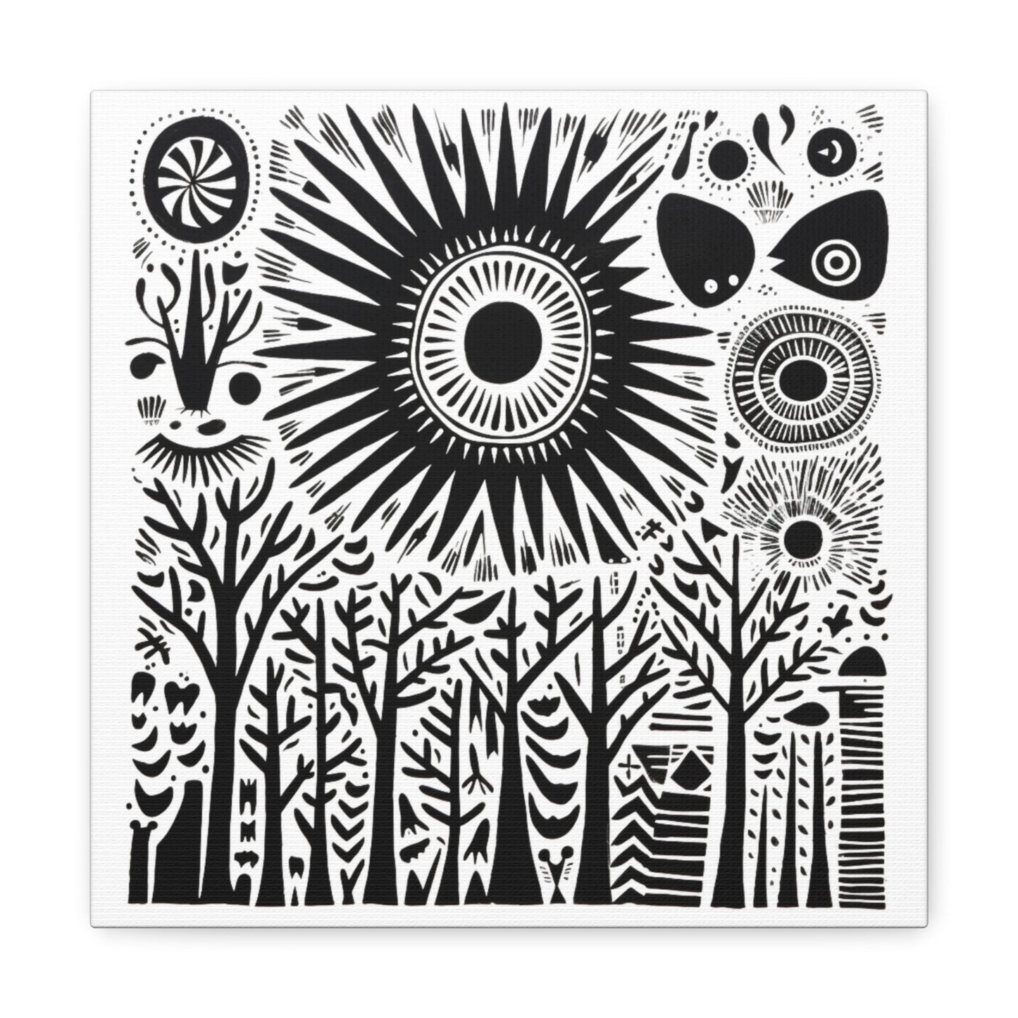 Forest Rays - Canvas Gallery Wrap