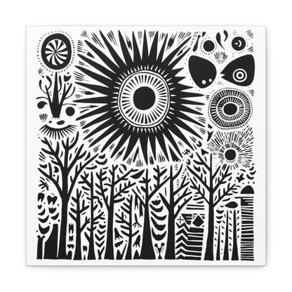 Forest Rays - Canvas Gallery Wrap