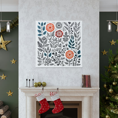 Flower Frenzy - Canvas Gallery Wrap