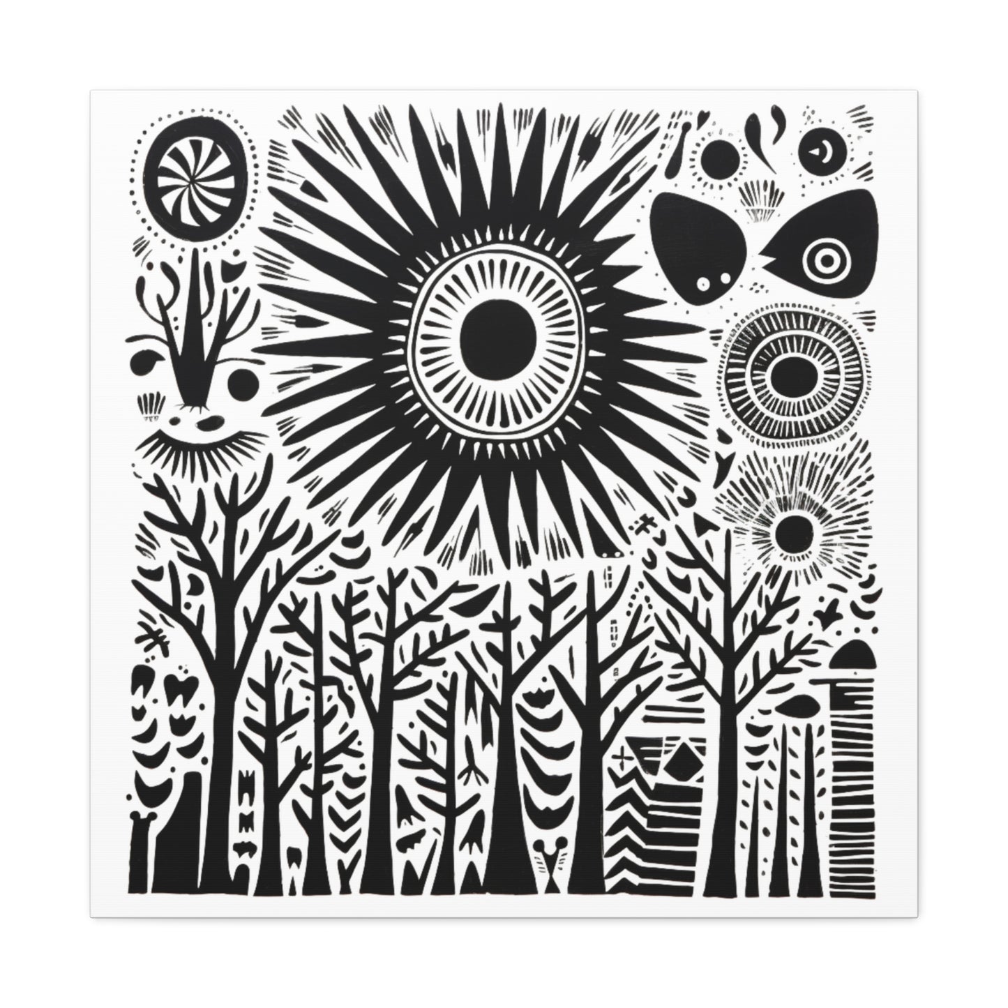 Forest Rays - Canvas Gallery Wrap