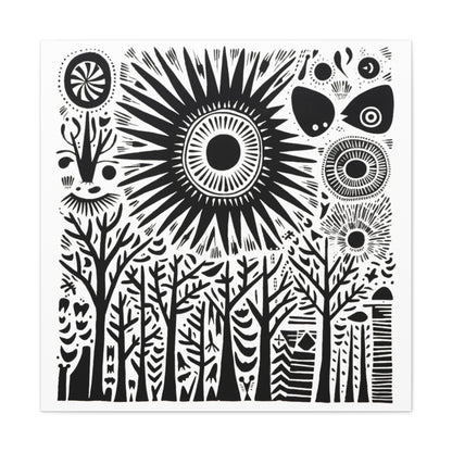 Forest Rays - Canvas Gallery Wrap