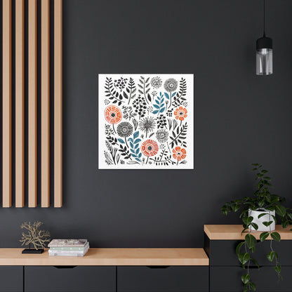 Flower Flow - Canvas Gallery Wrap