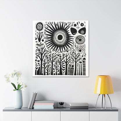 Forest Rays - Canvas Gallery Wrap