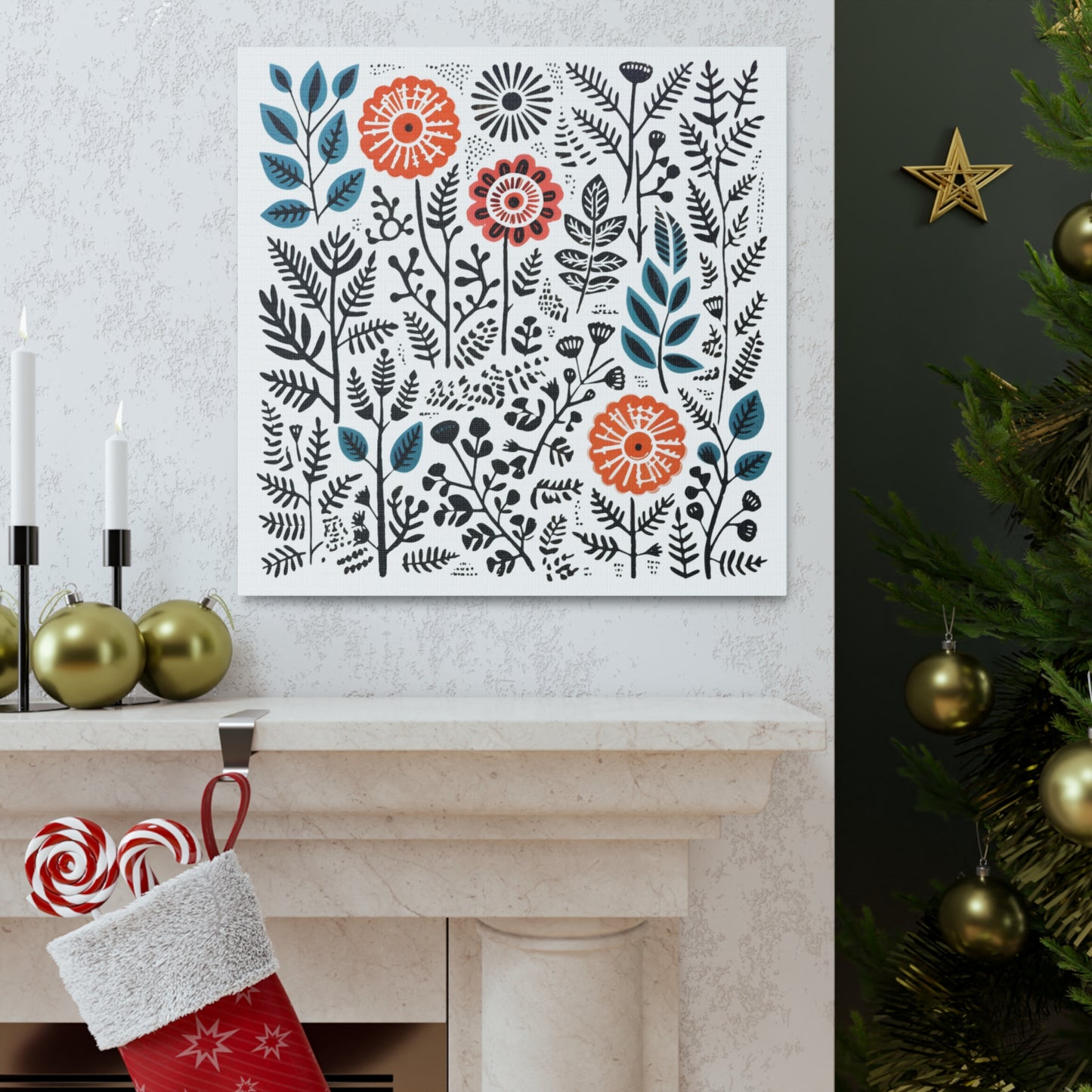 Flower Frenzy - Canvas Gallery Wrap