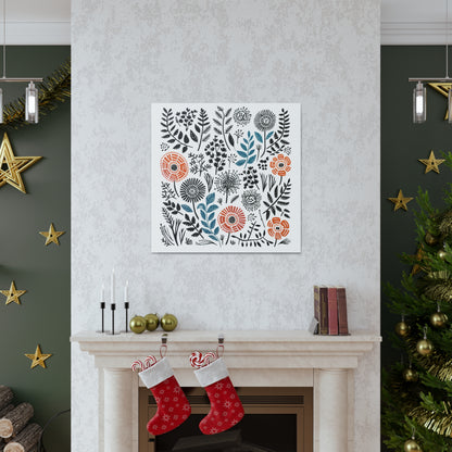 Flower Flow - Canvas Gallery Wrap