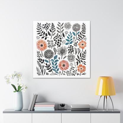 Flower Flow - Canvas Gallery Wrap