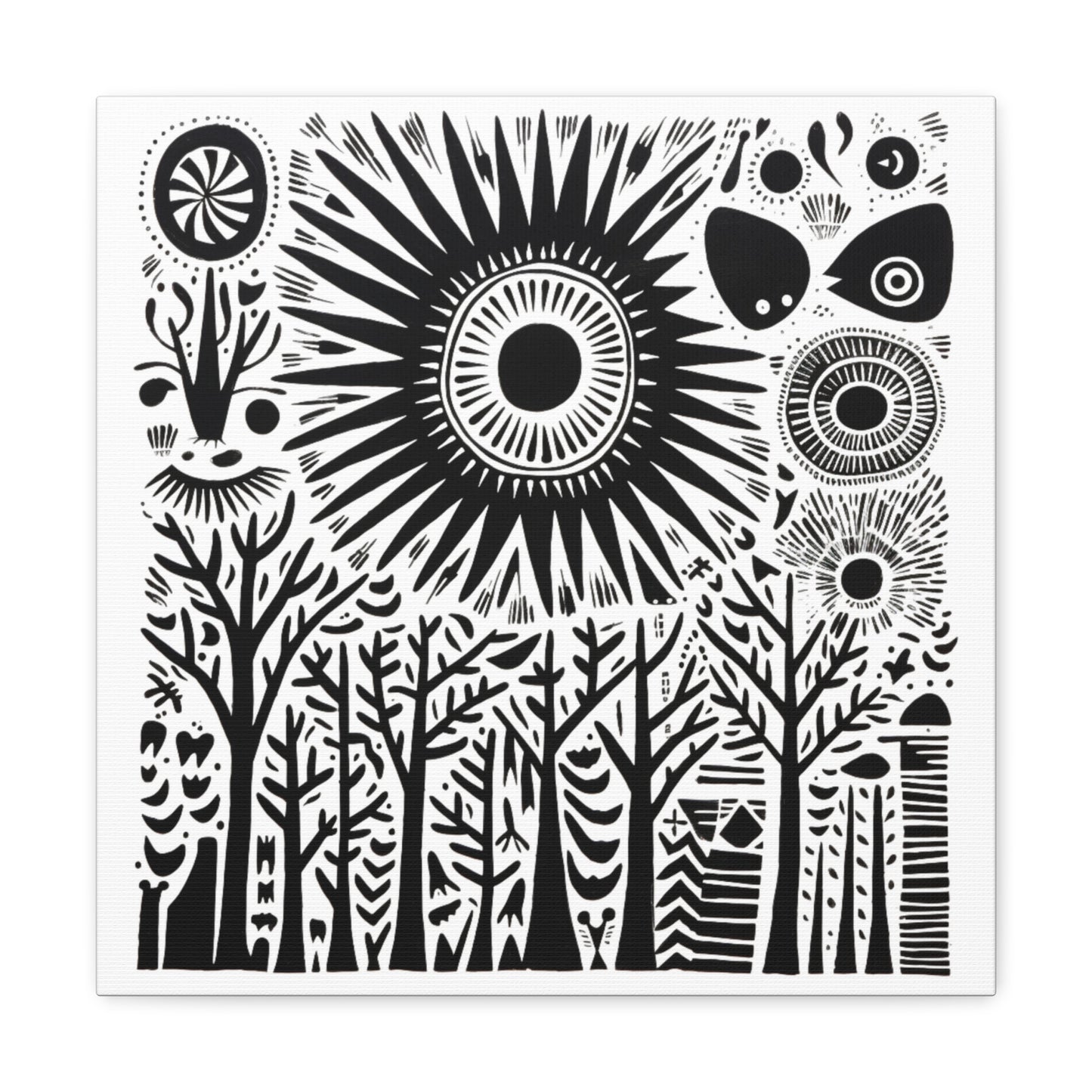 Forest Rays - Canvas Gallery Wrap