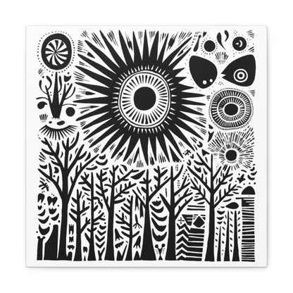 Forest Rays - Canvas Gallery Wrap