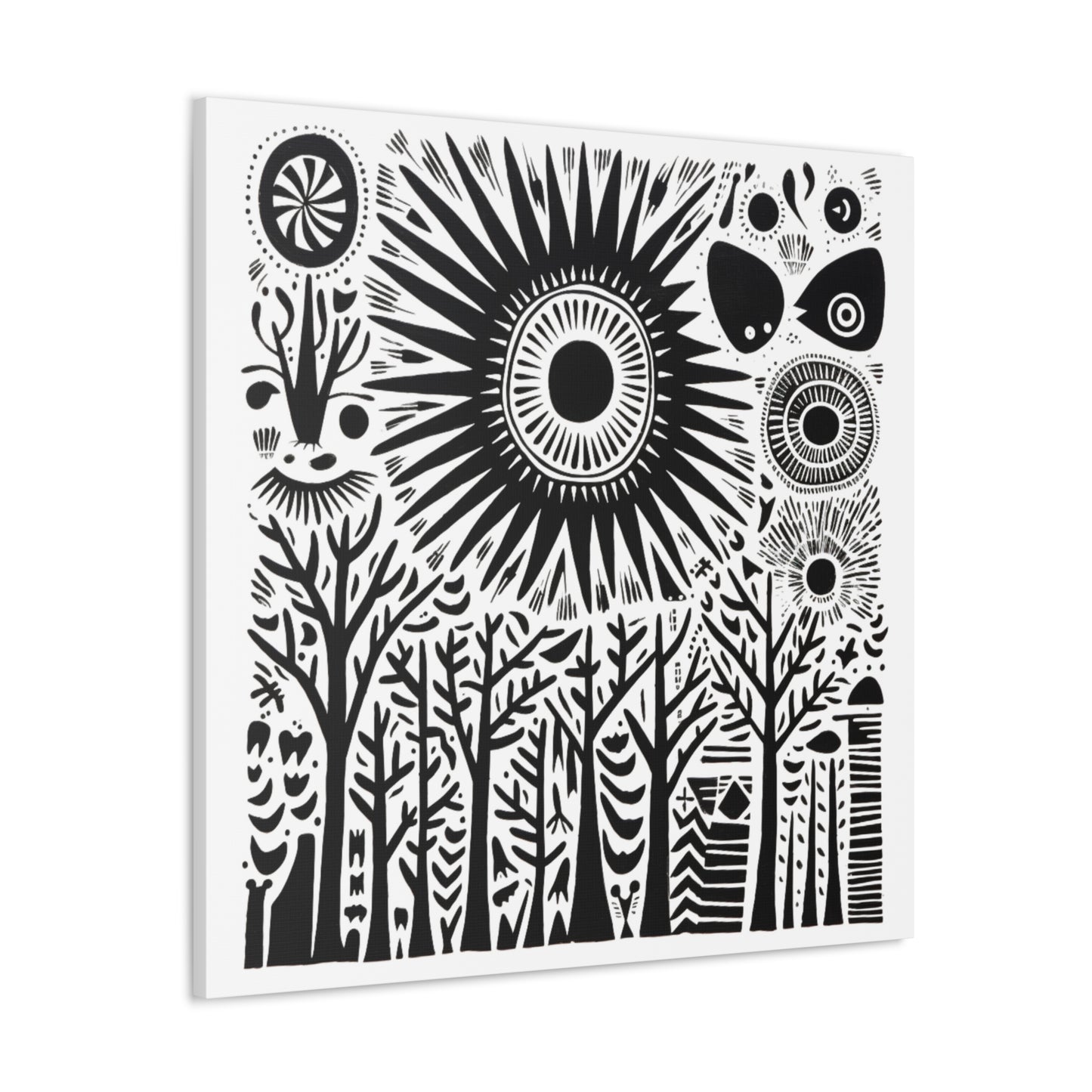 Forest Rays - Canvas Gallery Wrap
