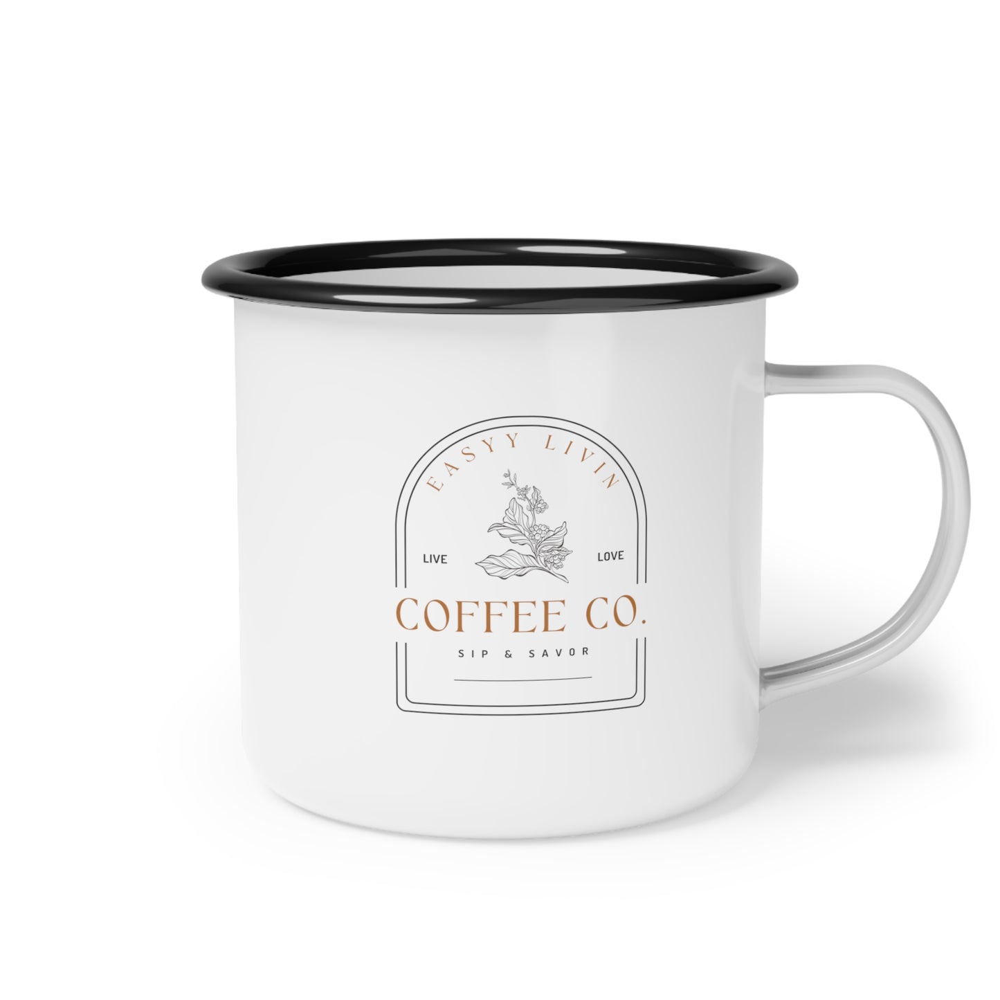 Sip & Savor - Enamel Camp Cup