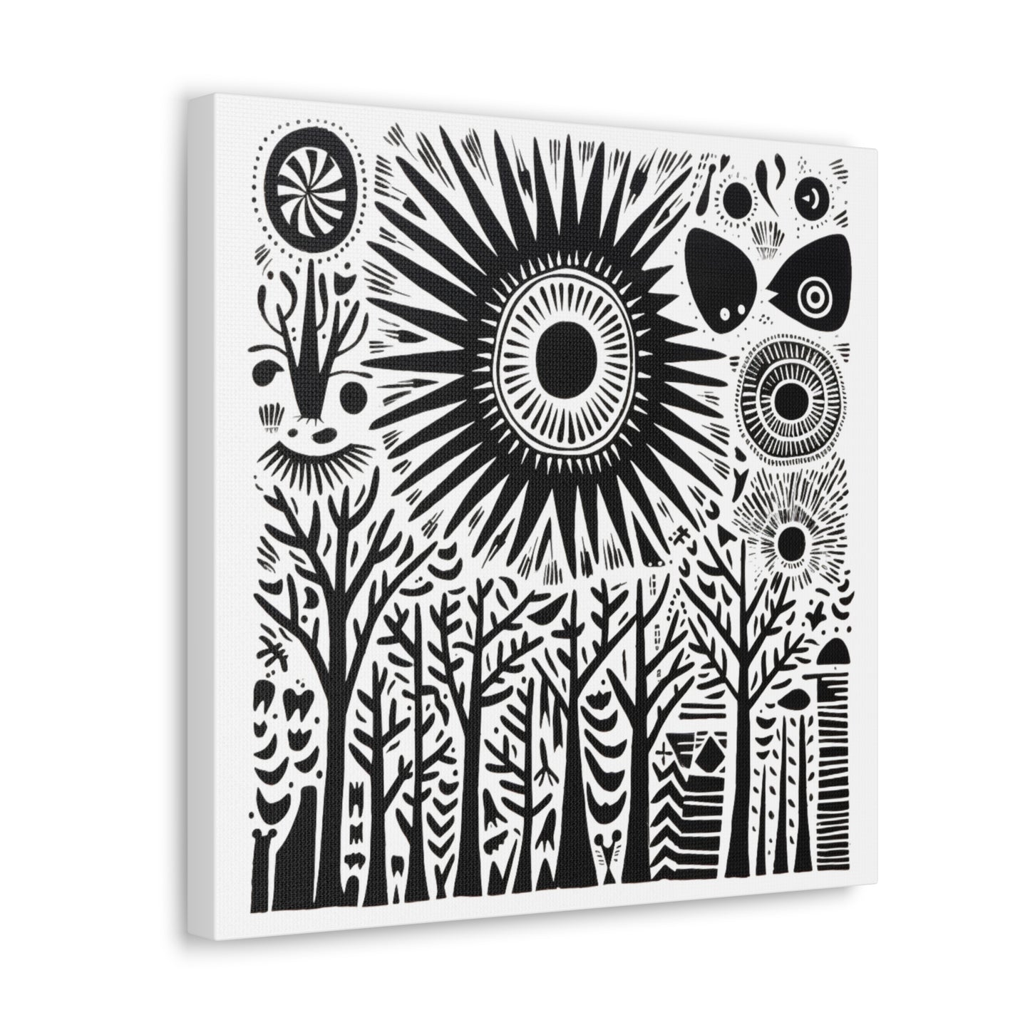 Forest Rays - Canvas Gallery Wrap