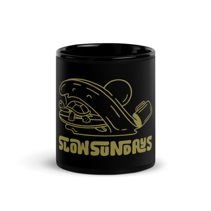 Slow Sundays Black 11 oz. Mug